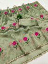 Ktd 3021 Gabana Silk Emberodery Work Saree